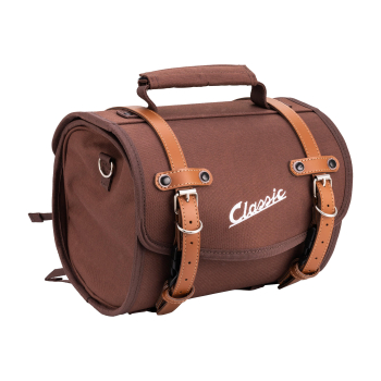 Tasche/Koffer für Gepäckträger - "Classic" - 10 Liter - tobacco-braun